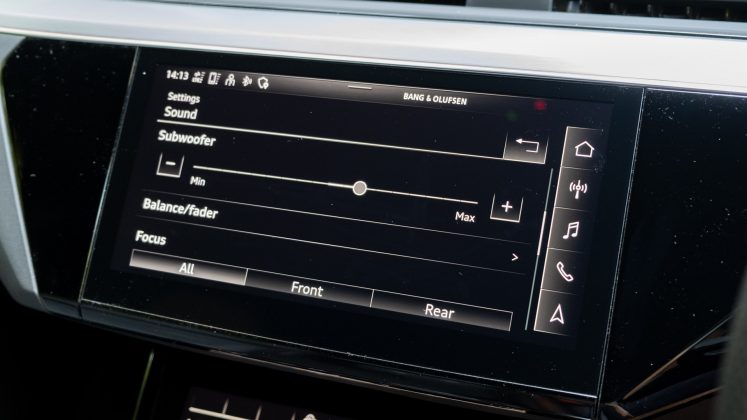 Audi e-tron S B&O system