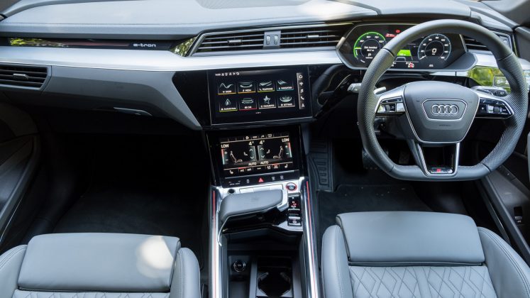 Audi e-tron S interior space