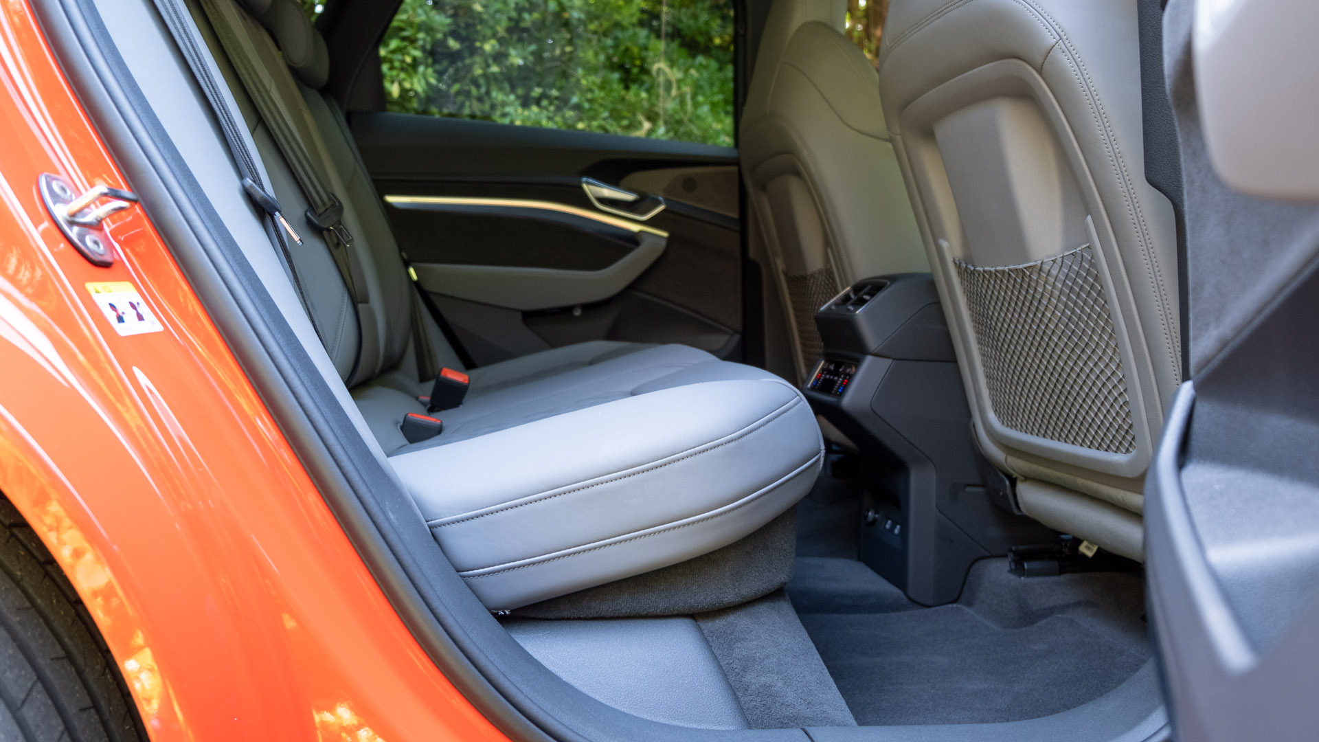 Audi e-tron S rear seat design