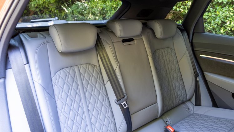Audi e-tron S rear seats