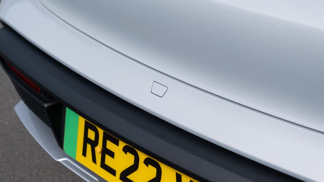 Porsche Taycan Cross Turismo boot button