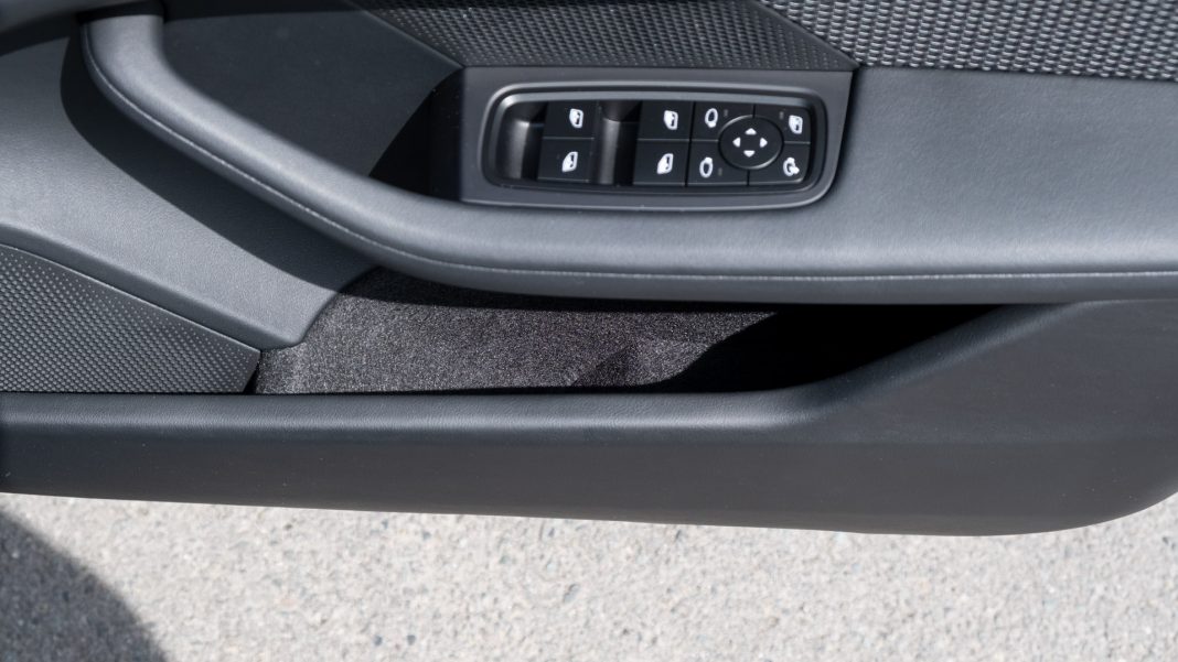 Porsche Taycan Cross Turismo front door compartment