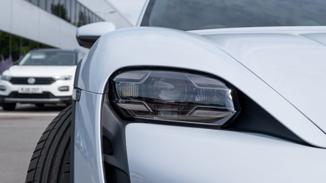 Porsche Taycan Cross Turismo headlights