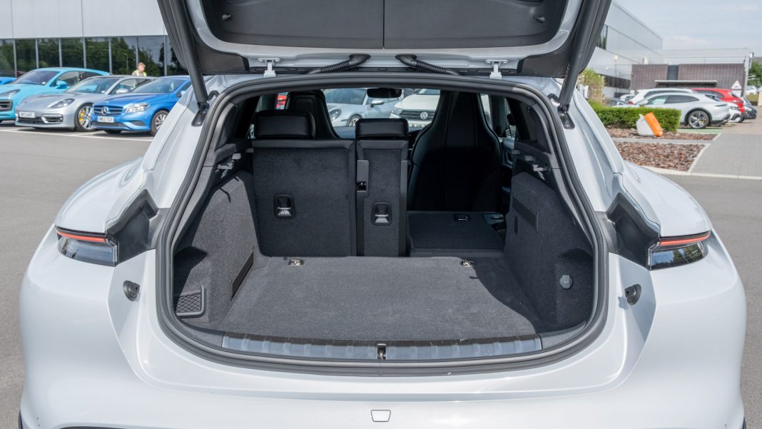 Porsche Taycan Cross Turismo one seat down