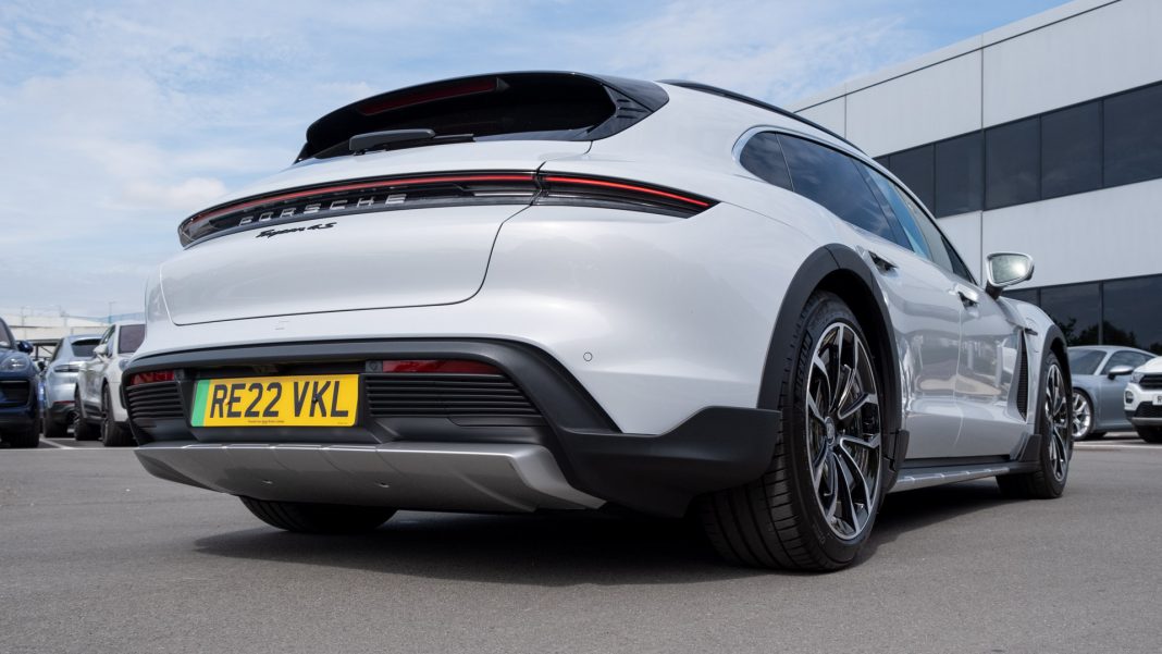 Porsche Taycan Cross Turismo rear design