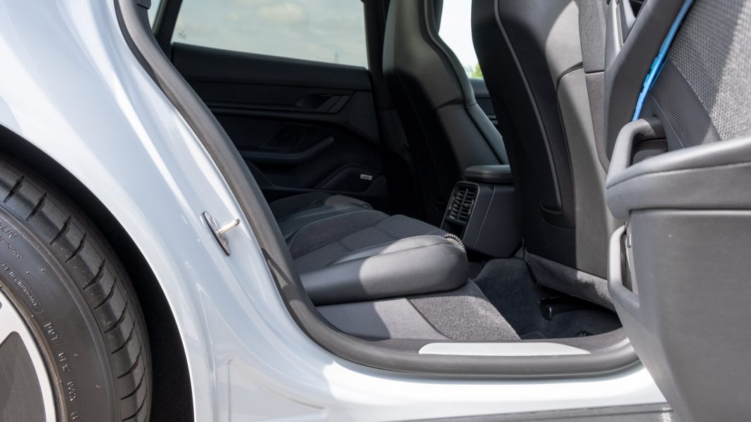 Porsche Taycan Cross Turismo rear seat design