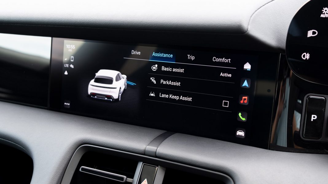 Porsche Taycan Cross Turismo safety systems