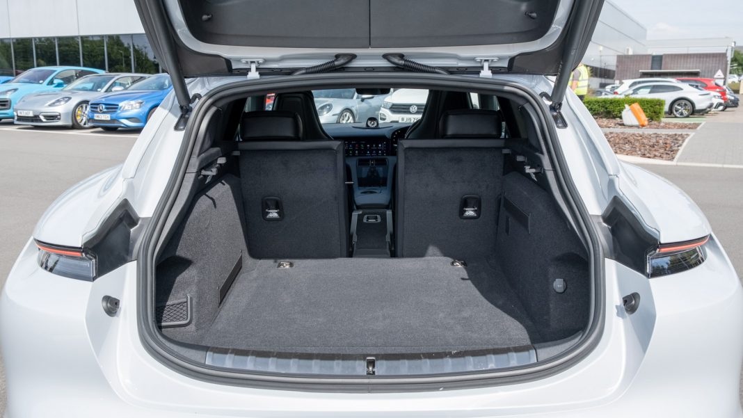 Porsche Taycan Cross Turismo seat down