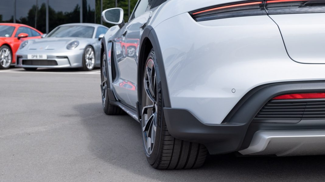 Porsche Taycan Cross Turismo wheel arches