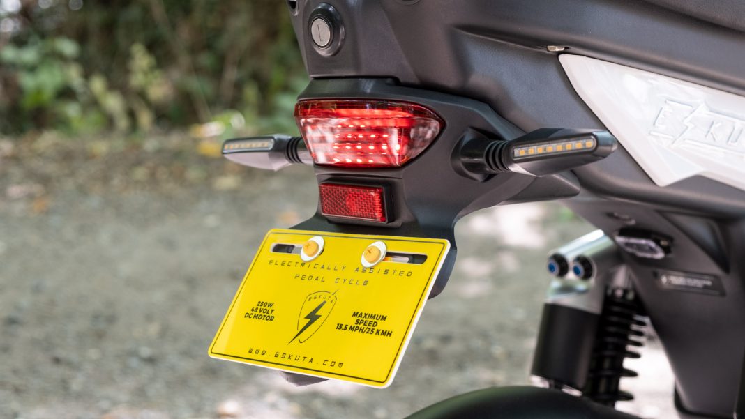 Eskuta SX-250 number plate