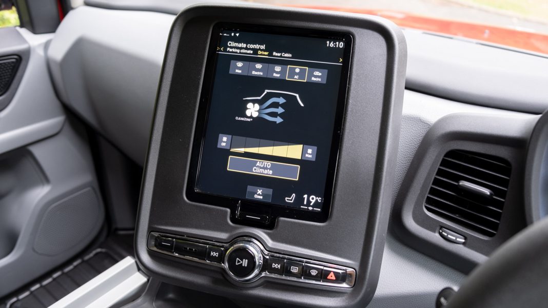 LEVC TX climate controls