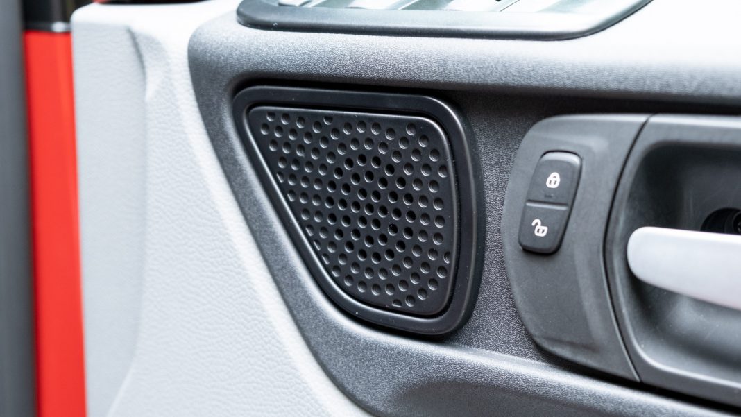 LEVC TX front speaker