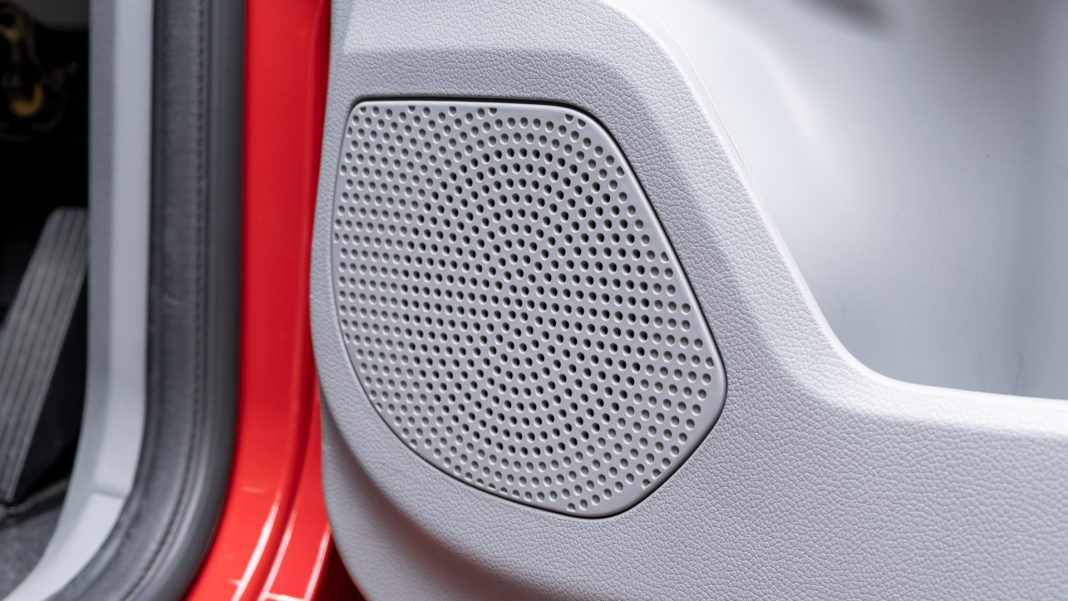 LEVC TX front speakers