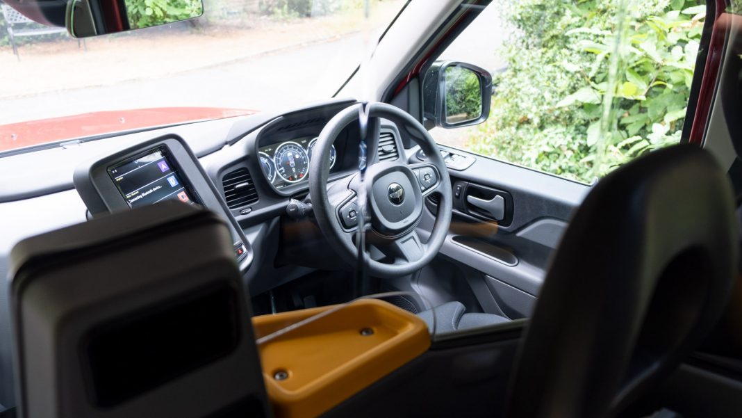 LEVC TX interior design