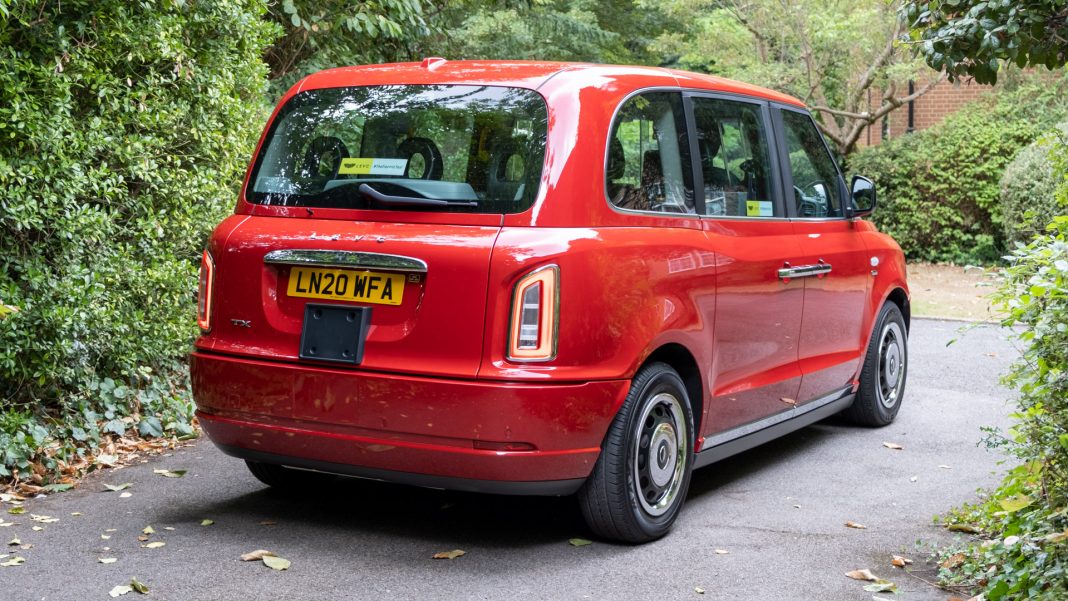 LEVC TX rear profile