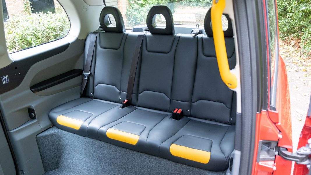 LEVC TX rear seats