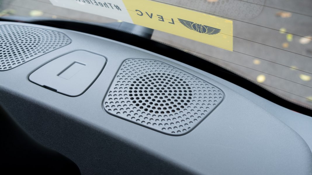 LEVC TX rear speaker