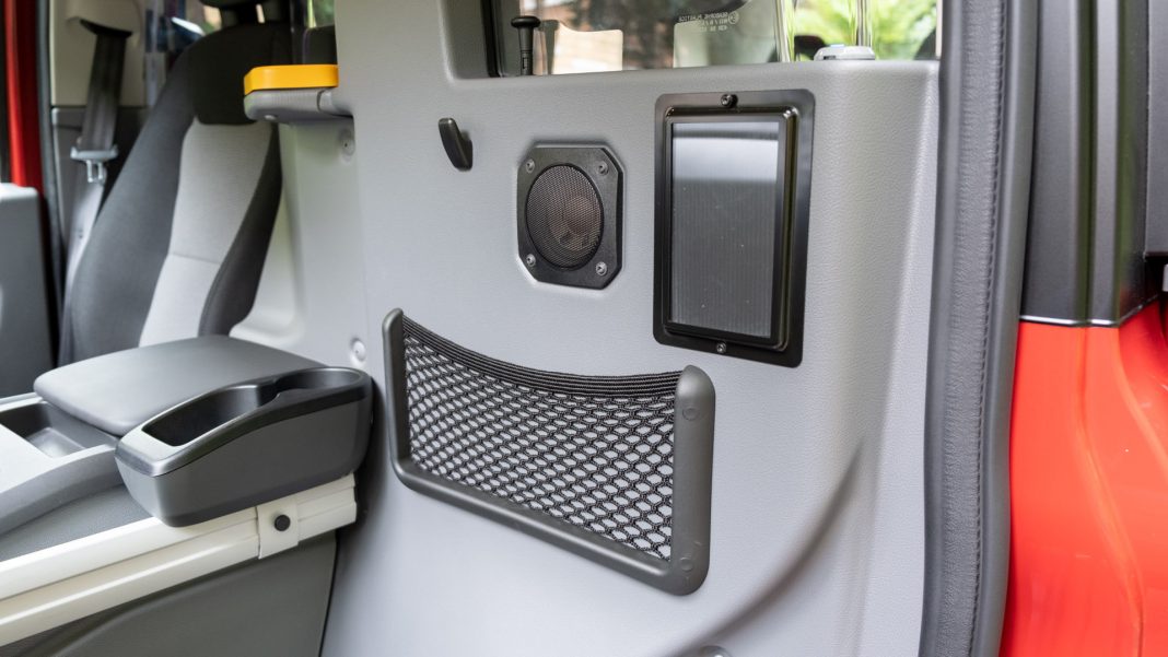 LEVC TX storage space