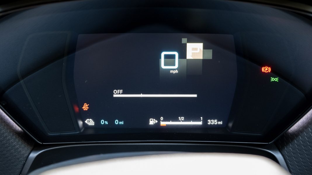 Citroen C5 X instrument cluster