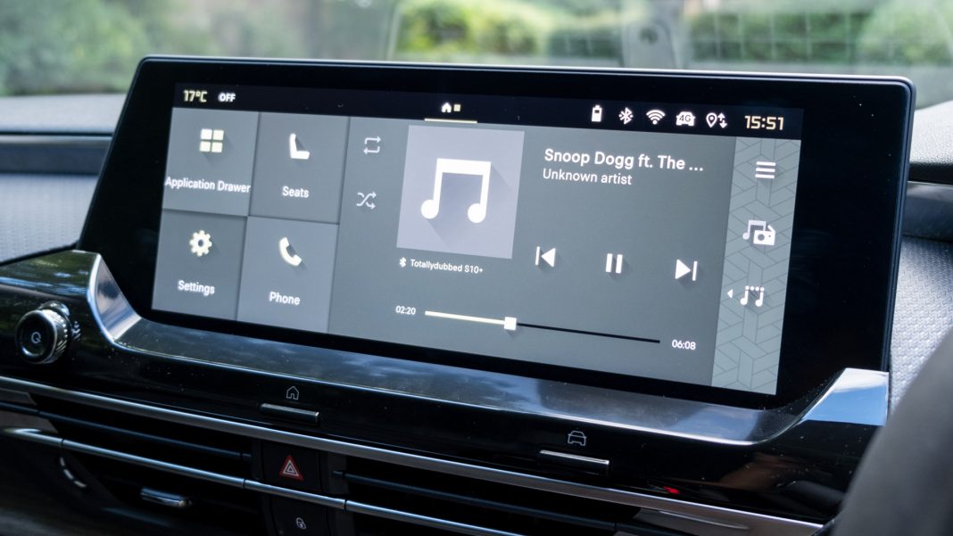 Citroen C5 X music player