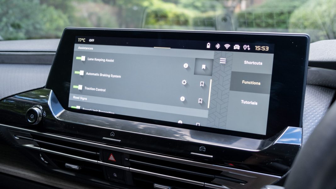 Citroen C5 X safety systems