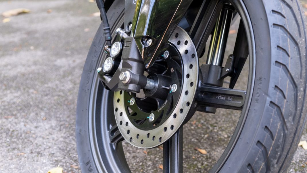 Super Soco TS Street Hunter brakes