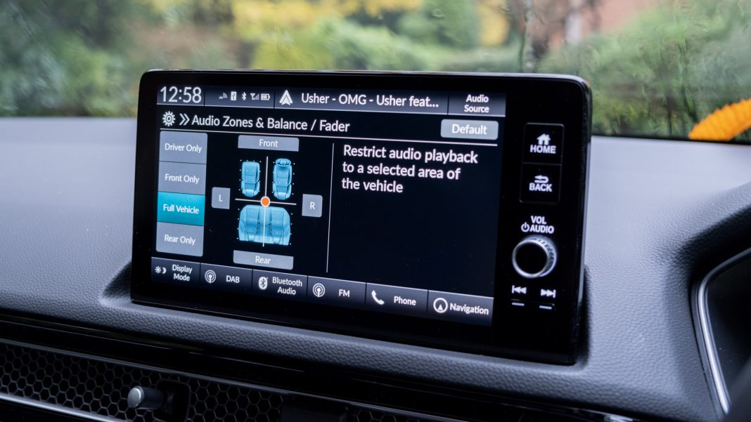 Honda Civic audio settings