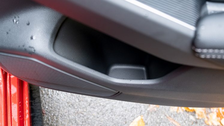 Honda Civic rear door compartment