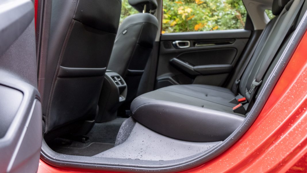 Honda Civic rear seat design