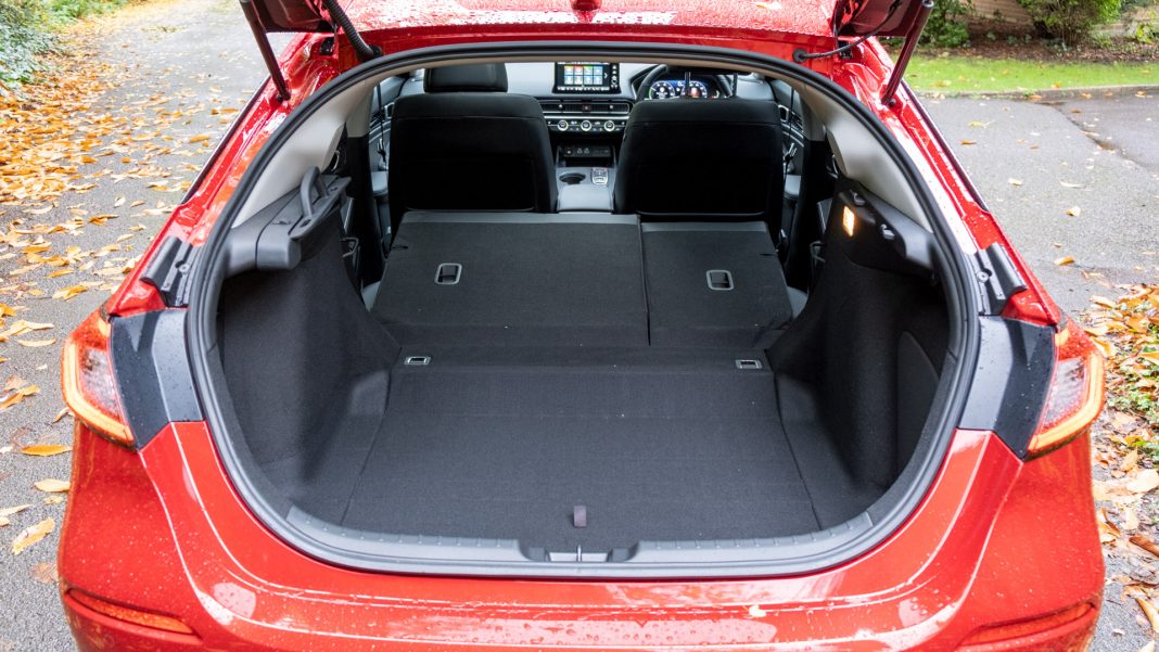 Honda Civic seats down