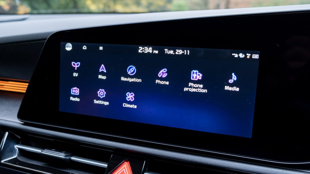 Kia Niro EV infotainment