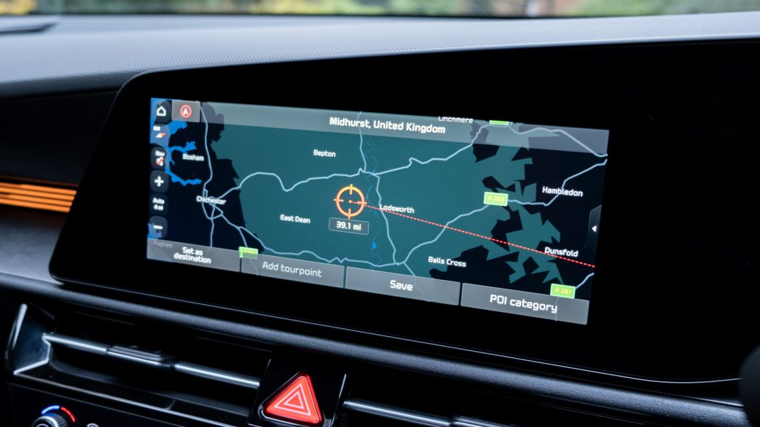 Kia Niro EV maps