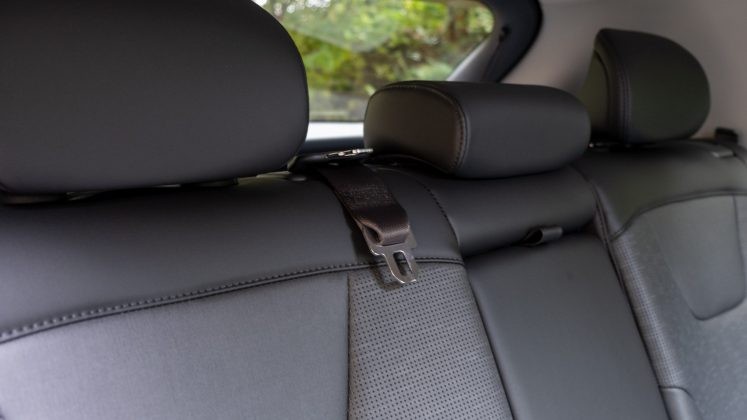 Kia Niro EV rear seatbelt