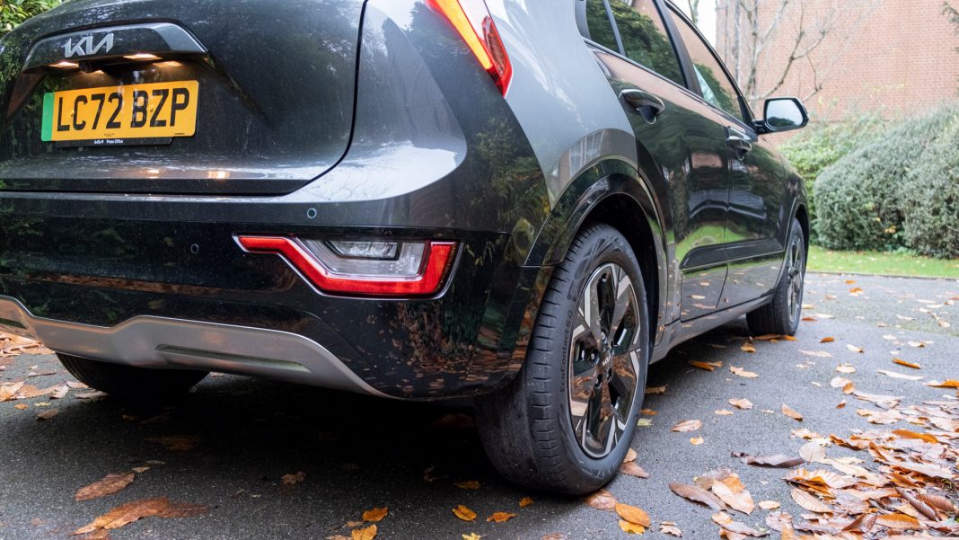 Kia Niro EV rear wheels