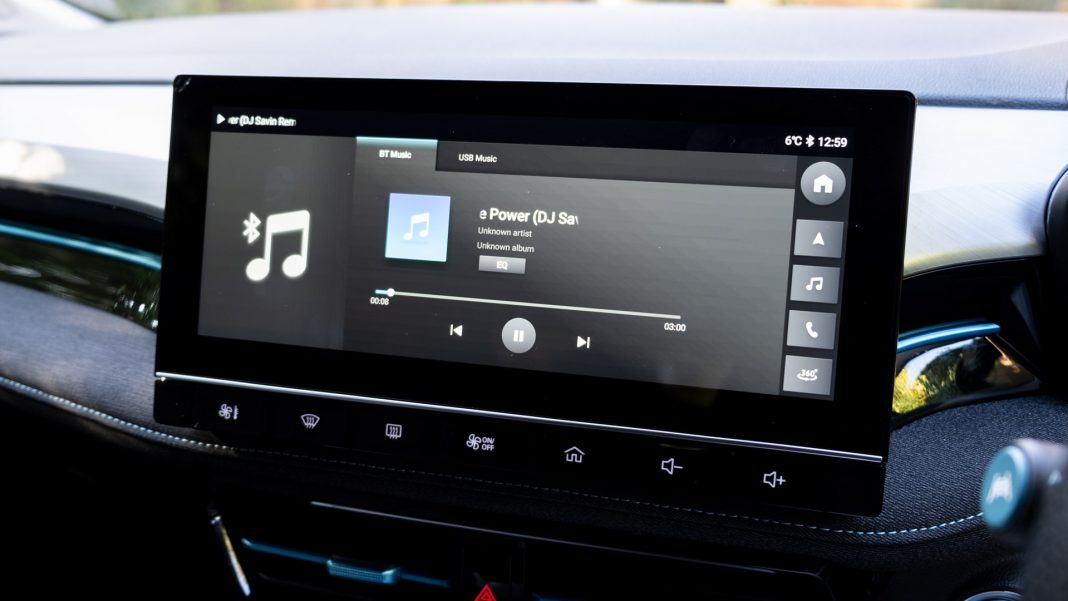 New MG5 EV Bluetooth
