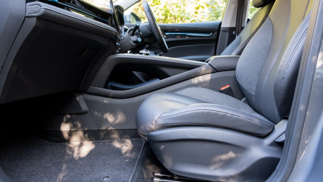 New MG5 EV front seat comfort