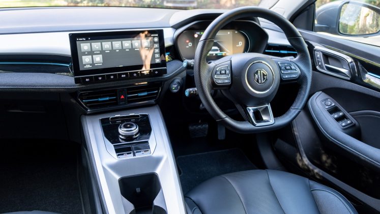New MG5 EV interior