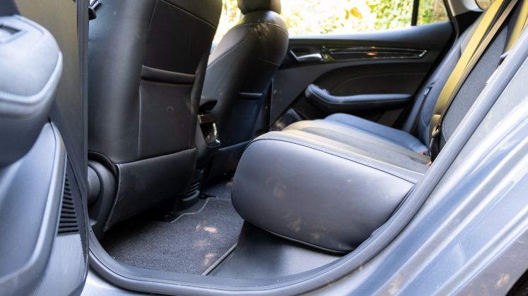 New MG5 EV rear seat comfort