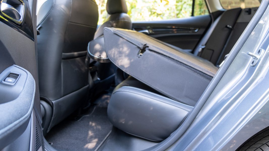 New MG5 EV rear seat design