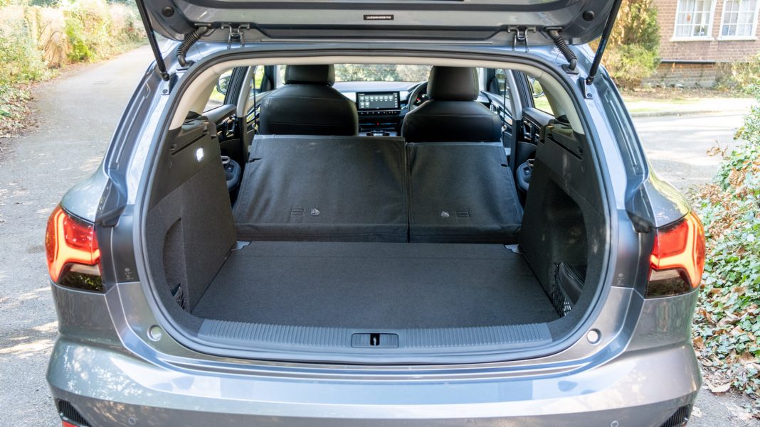 New MG5 EV seats down