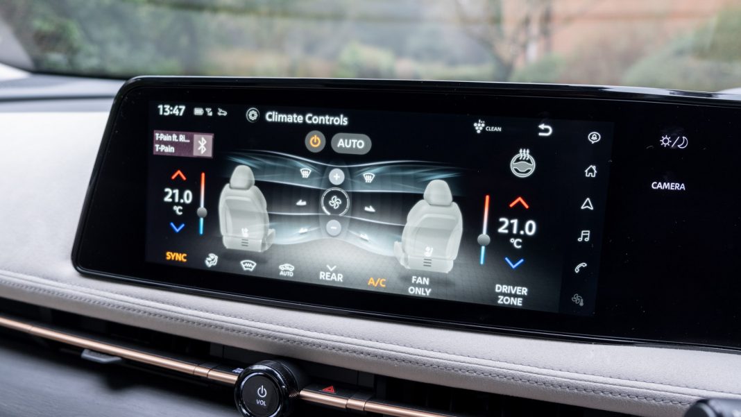 Nissan Ariya climate settings