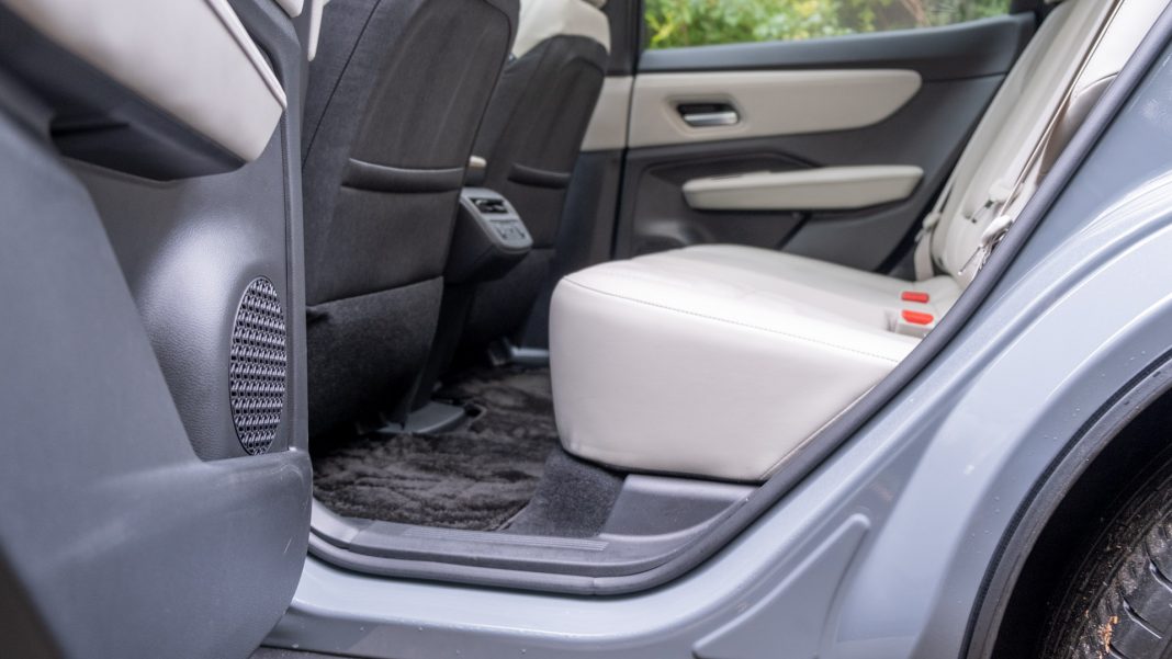 Nissan Ariya rear seat design