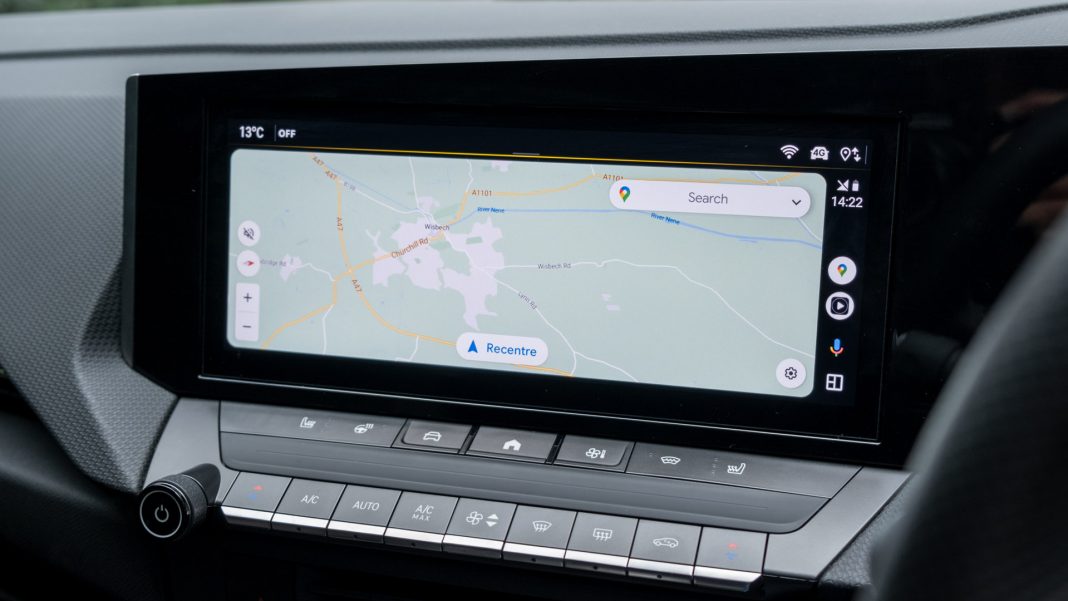 Vauxhall Astra Hybrid Android Auto