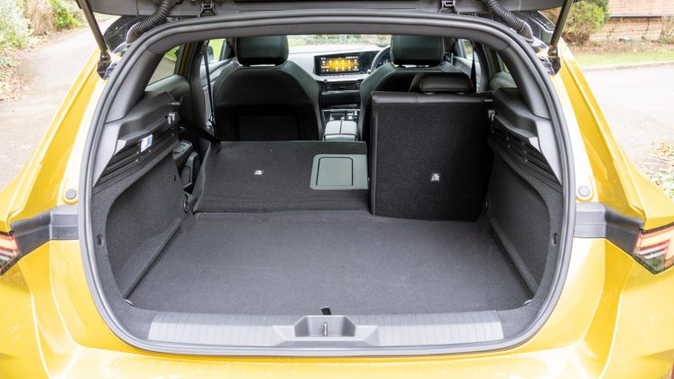 Vauxhall Astra Hybrid one seat down
