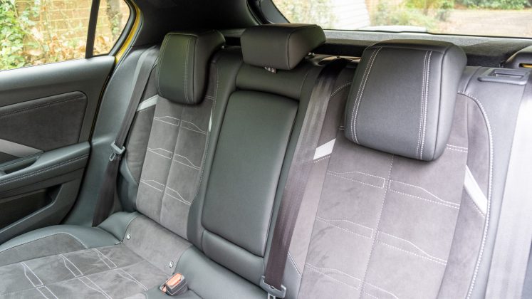 Vauxhall Astra Hybrid rear seats