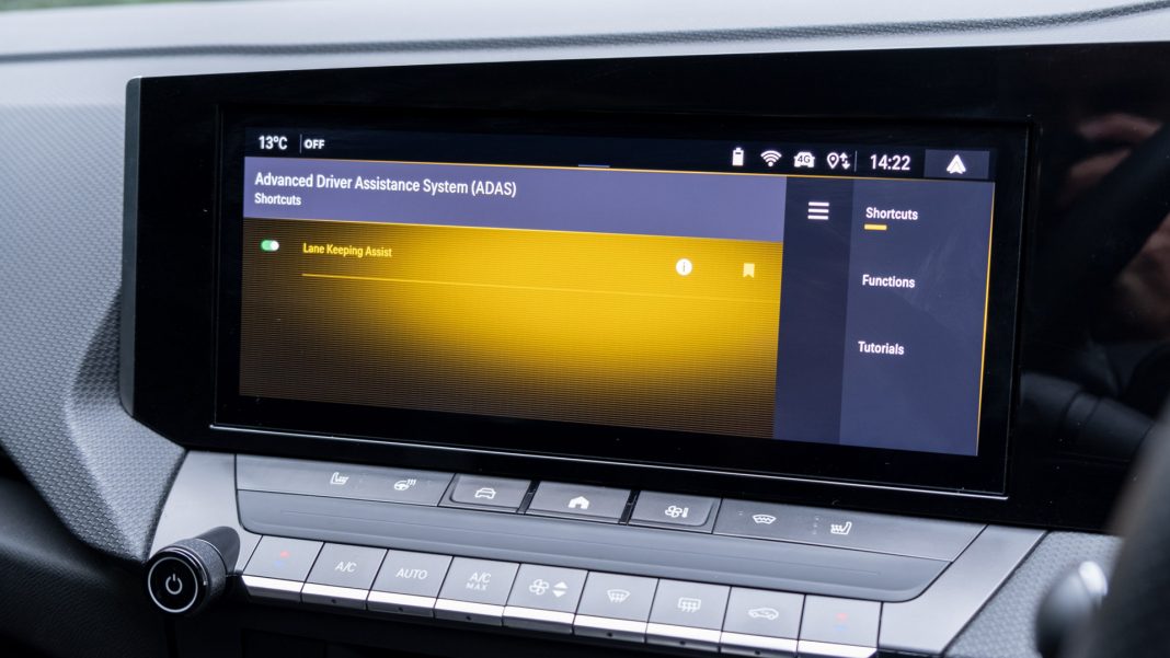 Vauxhall Astra Hybrid safety systems