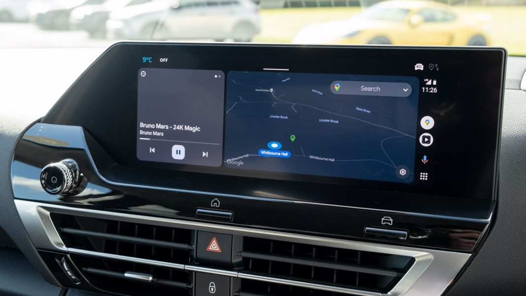 Citroen e-C4 X Android Auto