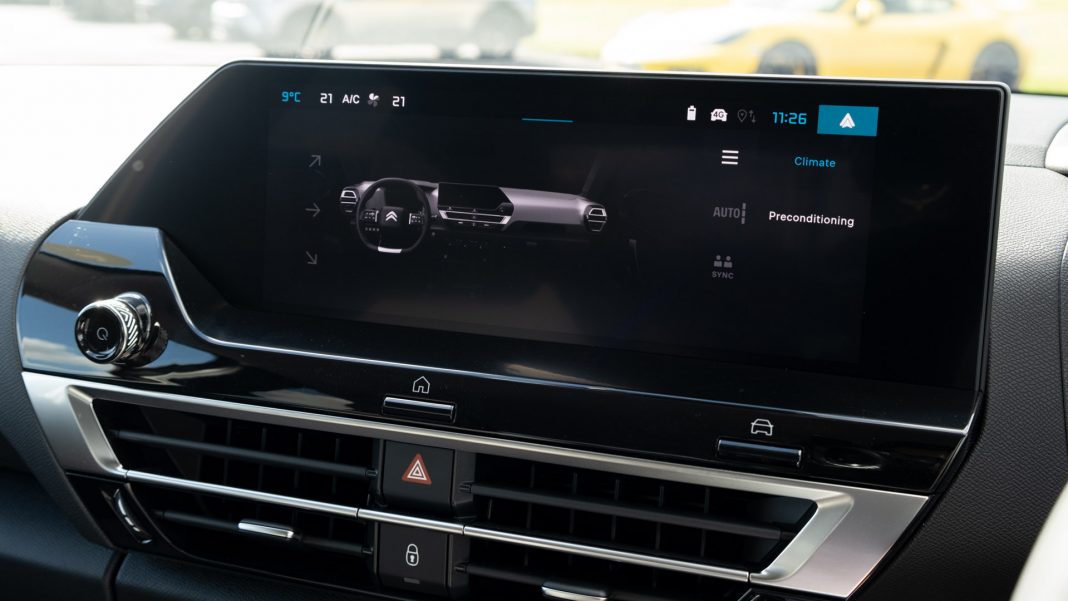 Citroen e-C4 X climate