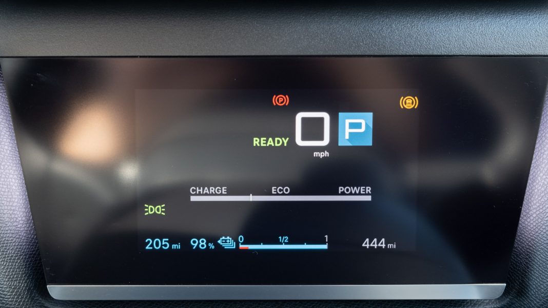 Citroen e-C4 X instrument cluster