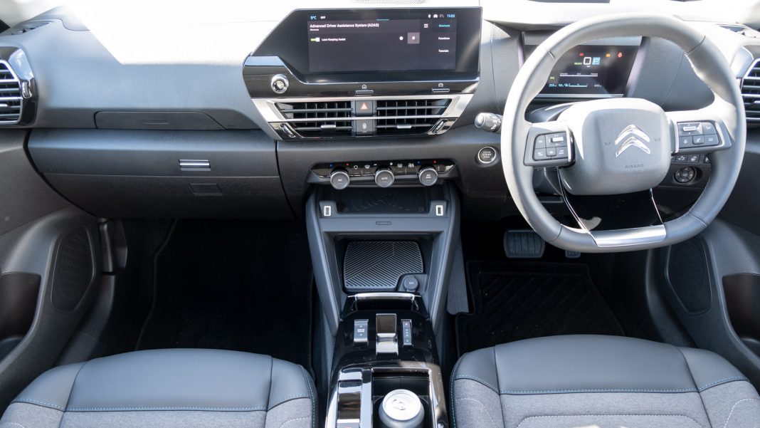 Citroen e-C4 X interior space